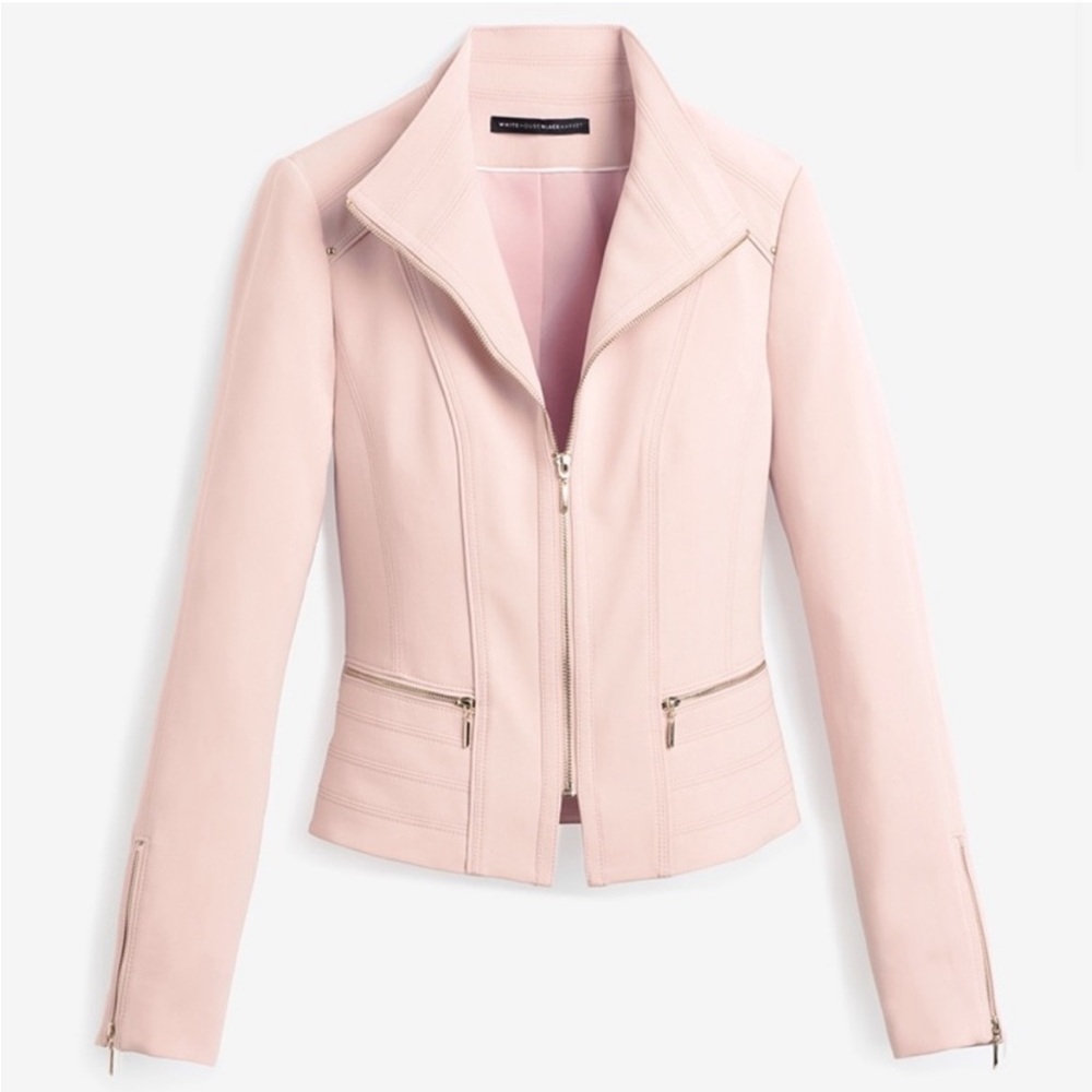 NWT WHBM Knit Moto Jacket